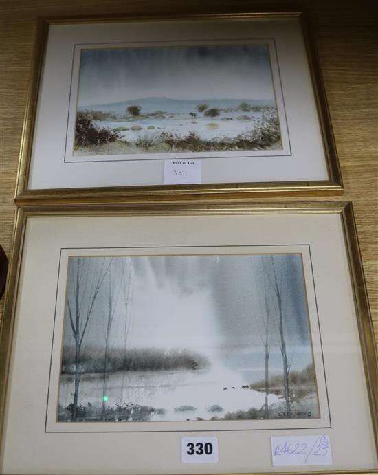 C. Rex James River landscapes 6.5 x 9in.